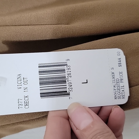 Rafael Sport Size L Golden Brown (Camel) Trousers, NEW with Tag - Picture 5 of 14